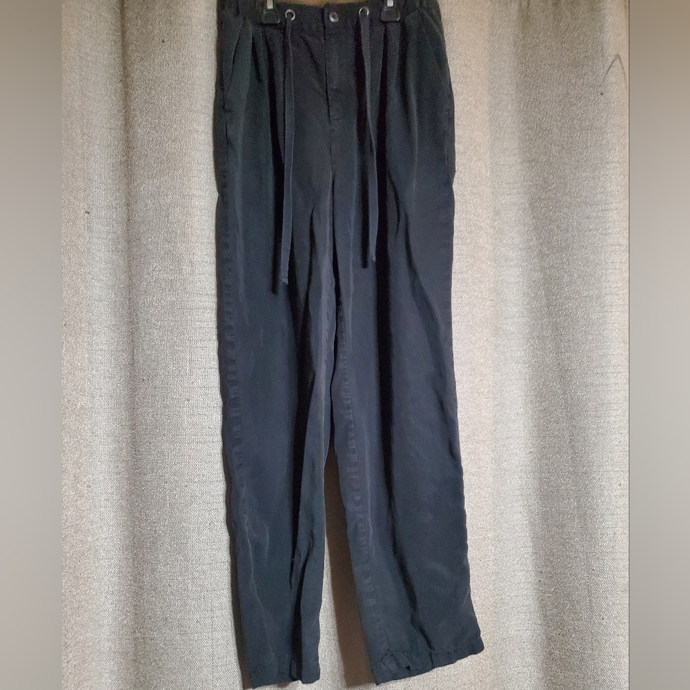 AE drawstring pants Black Lyocell SZ 2 American Eagle 01/2019